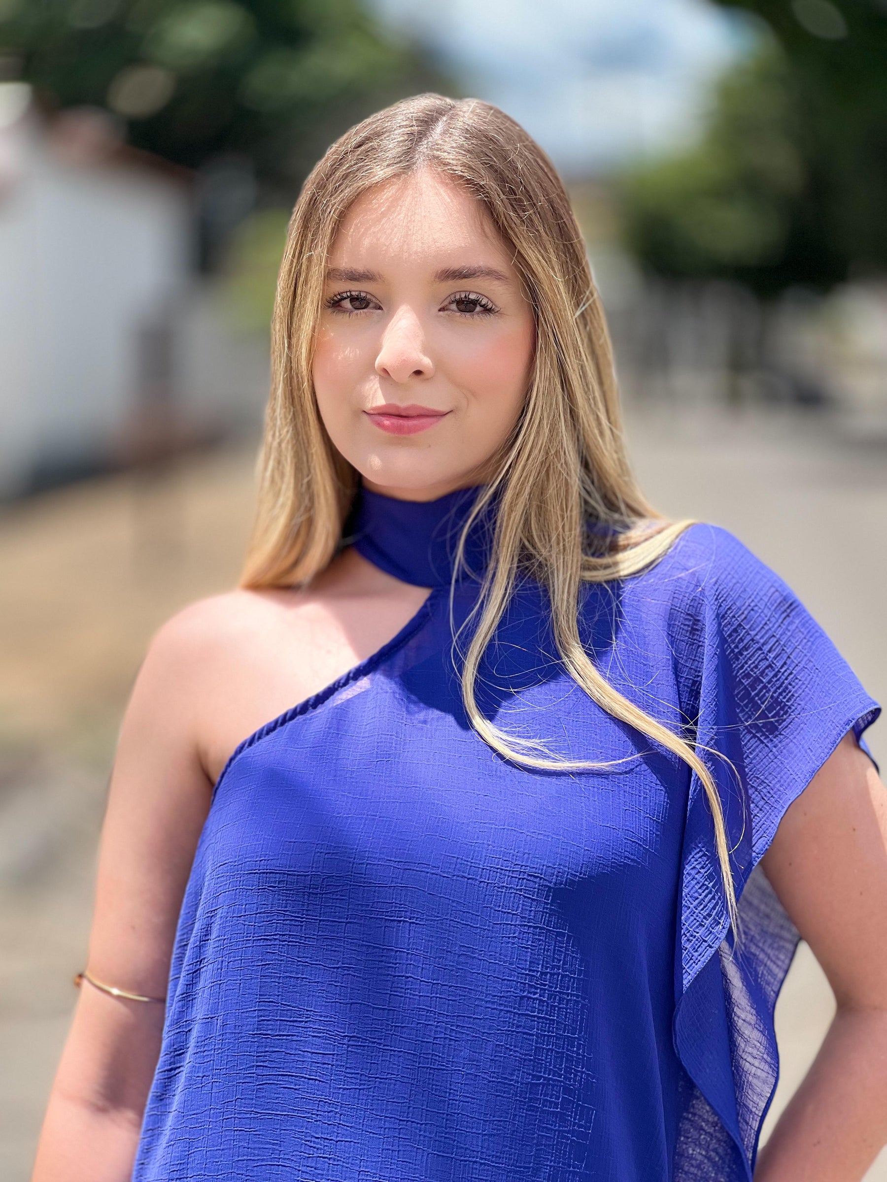 Vestido Vanessa - Roxo Azulado