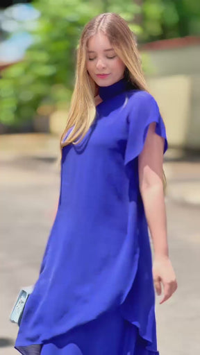 Vestido Vanessa - Roxo Azulado